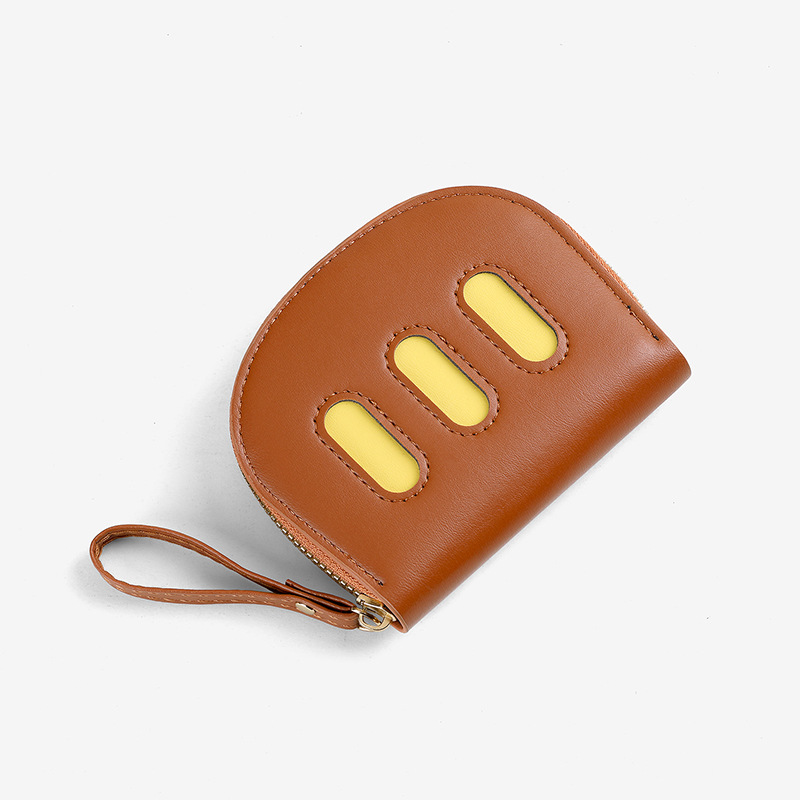 Nueva bolsa de tarjetas de órgano, bolsa de tarjetas de gran capacidad, bolsa de cambio de estudiantes con cremallera encantadora.