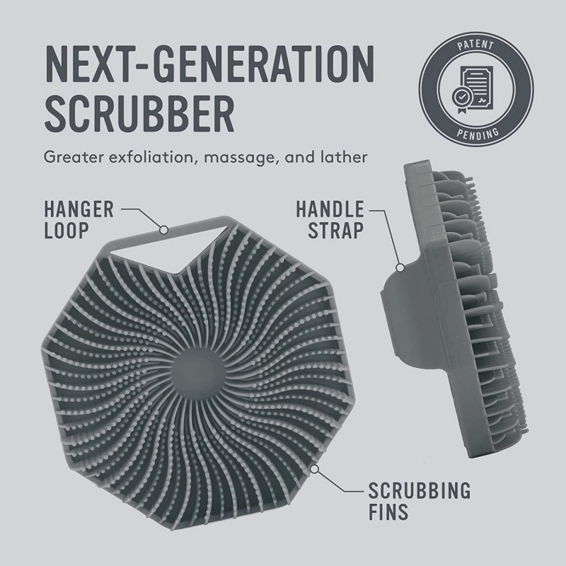 Silicone handheld ecological massager, new collection
