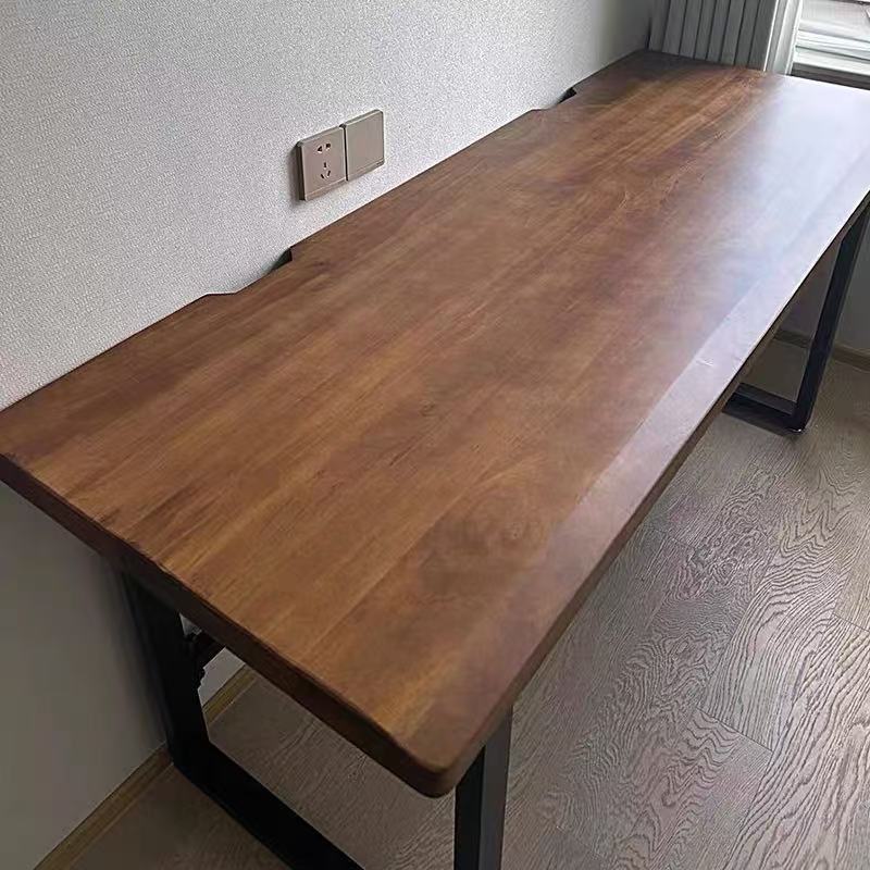 Solid Wood Double Computer Desk Desktop Home E-Sports Table Simple Bedroom Desk Workbench