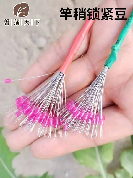 Outdoor Fishing Supplies Top Bean Silicone Space Bean Four Horned Rod Slightly Locked Bean Main Line Set Fishing Gear Accessories Wholesale