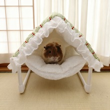 小猪栏新品猪加厚绒绒棉窝蜜袋鼯刺猬兔子豚鼠保暖窝