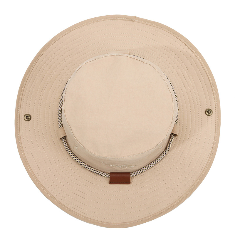 Randonnée Protection solaire Pêcheur Unisexe Vêtements de travail Camping en plein air Escalade Parasol Western Cowboy Style Chapeau_voghion.com