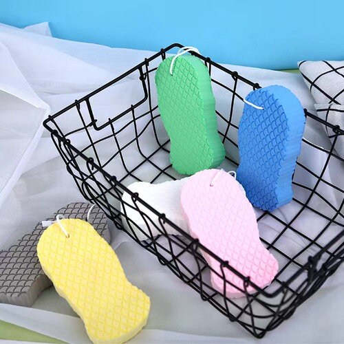 3D three-dimensional bath sponge sponge baby bath towel rub mud does not hurt the skin bath cotton baby fish scale pattern bath artifact