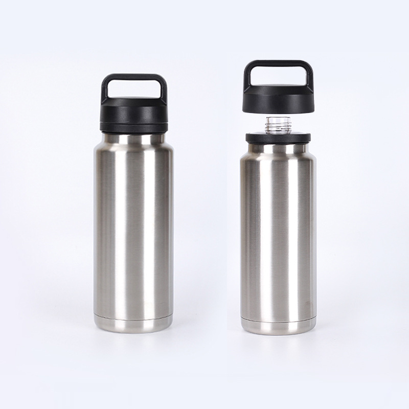 Deportes al aire libre olla espacio de acero inoxidable portátil 36oz gran capacidad taza vacío frío y calor preservación hervidor los deportes
