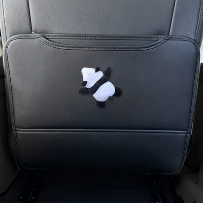Chair back anti-kick pad, 5 car seat back anti-kick pad - papa-panda-oula-5-rear-seat-anti-kick-pad-1-piece-starry-night-gray