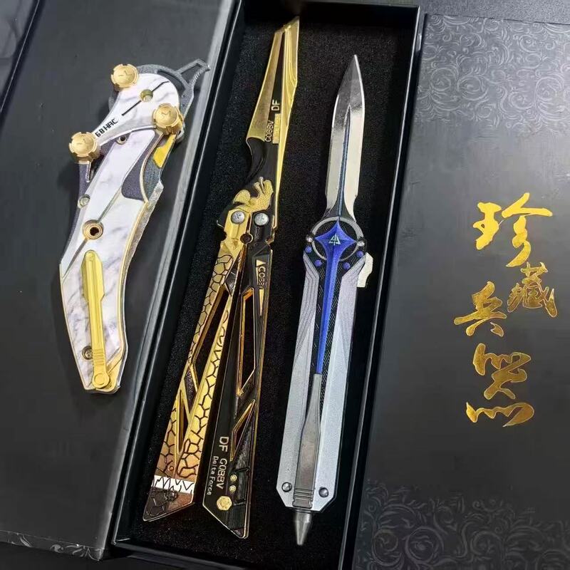 三角洲行动游戏周边影锋武器玩具刀近战武器模型玩具未开刃套装|undefined