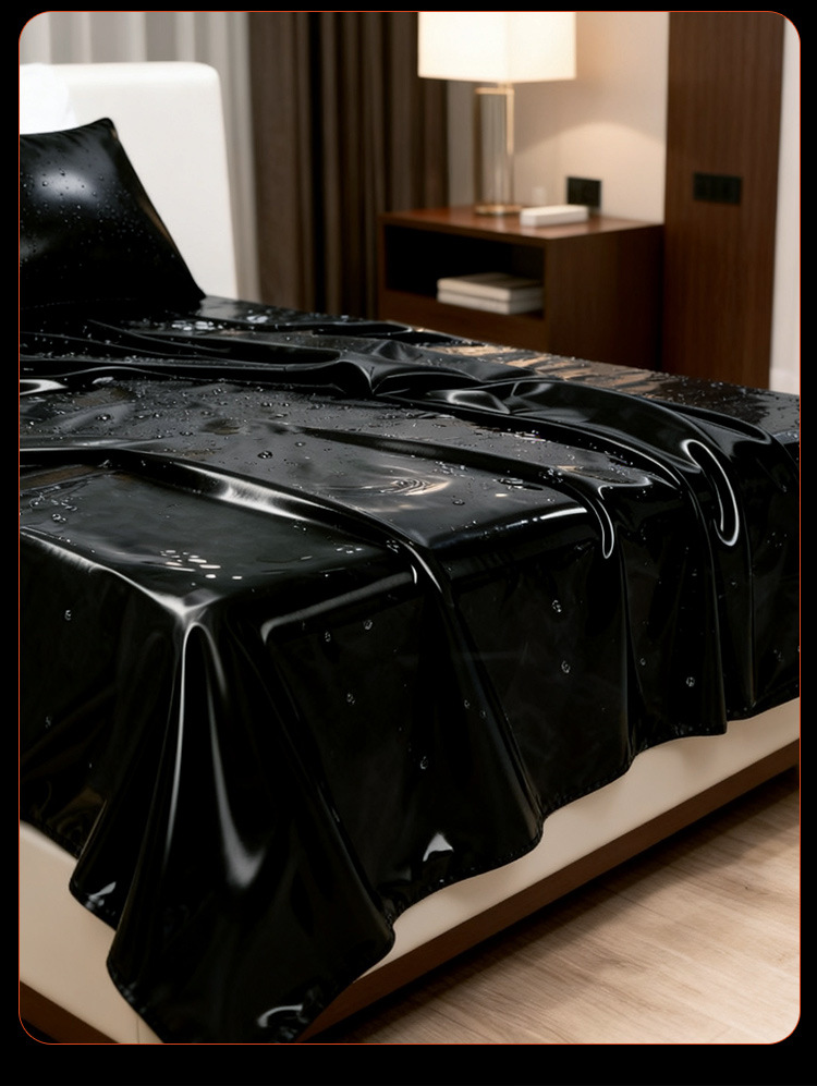 Waterproof EVA Massage Bed Sheet, Oil-Proof Adult Play Mat, Black — detail image 34