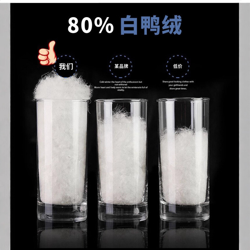 Chaqueta de Plumón para Hombre, Invierno 2025, Nueva, Gruesa, Cálida, Plumón de Pato Blanco, Chaqueta Informal con Degradado de Color, a la Moda