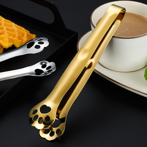 Creative Cat Claw Ice Tongs 304 Stainless Steel Extended Ice Tongs Sugar Tongs Thickened Bar Ice Tongs Sugar Tongs