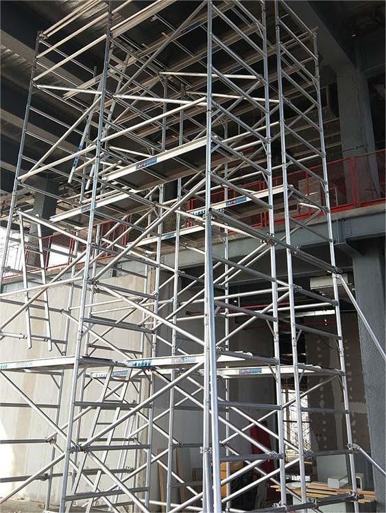 厂家直销双宽移动脚手架框架方便安装TUV CE SGS 证书欧标生产