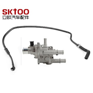 适用恒温于科鲁兹全铝节温器总成+配套水管25192228 55564890-阿里巴巴