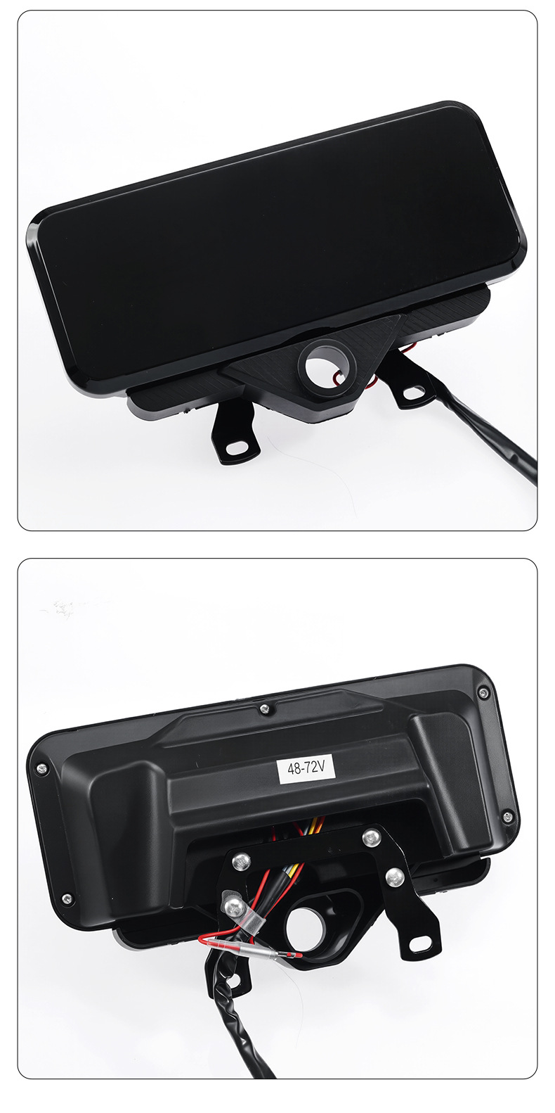 Electric Vehicle Instrument Assembly 48V60V72V Electric Tricycle Instrument Universal Lcd Instrument Tricycle Accessories Collection