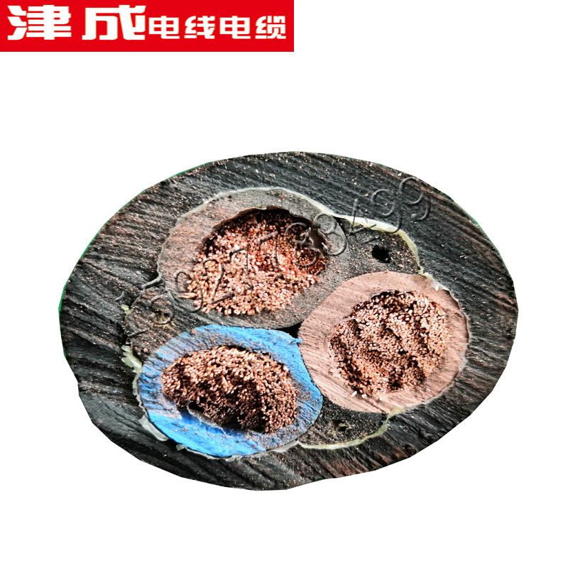 津成多芯硅橡胶软电缆护套线YGC型234芯 0.5 0.75 1 1.5 2.5平方