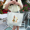 Shopping bag, one-shoulder bag, capacious cloth bag, wholesale