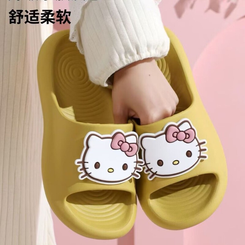 Cat Cartoon Eva Women's Lightweight Slippers Couple's Home Indoor Slip-On Slippers Men's Lightweight Summer Sandals