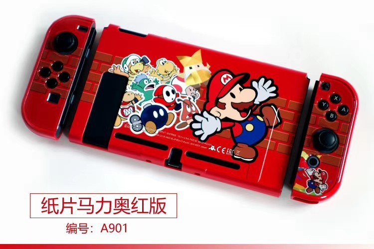 【一件】任天堂switch分体保護ケースゲームテーマカラーケース硬質保護ケース|undefined