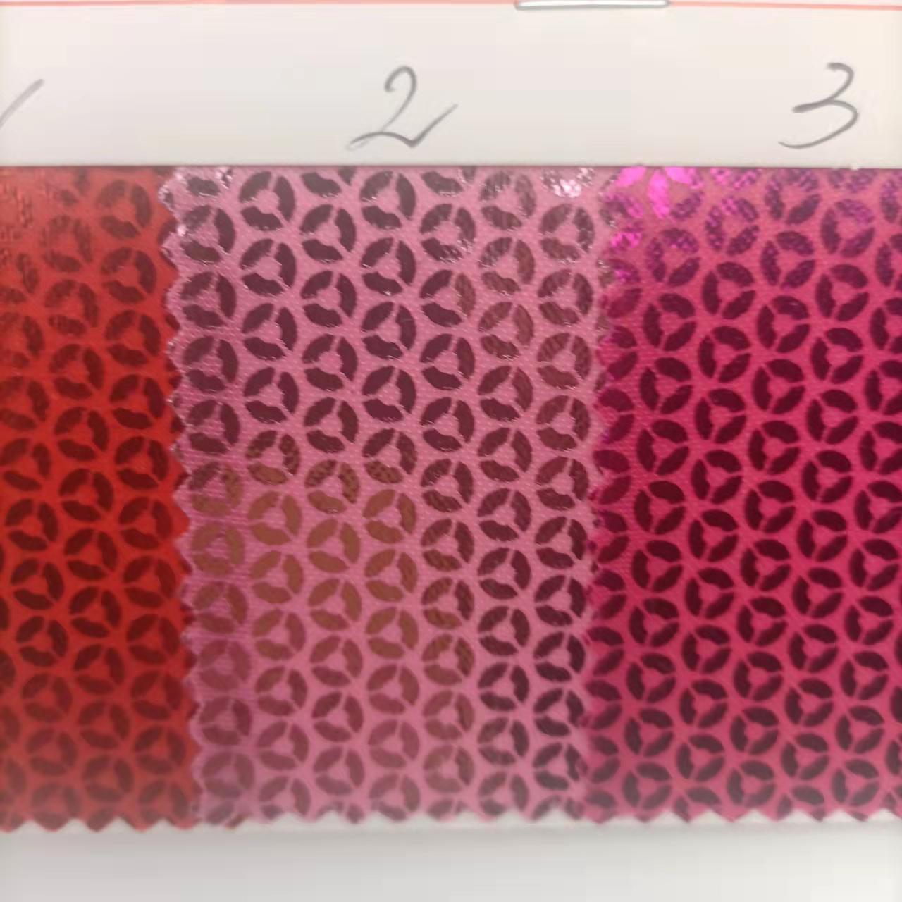 奔驰花烫金布 仿5厘珠片绣涤纶弹力烫金布 玩具装饰布面料 现货