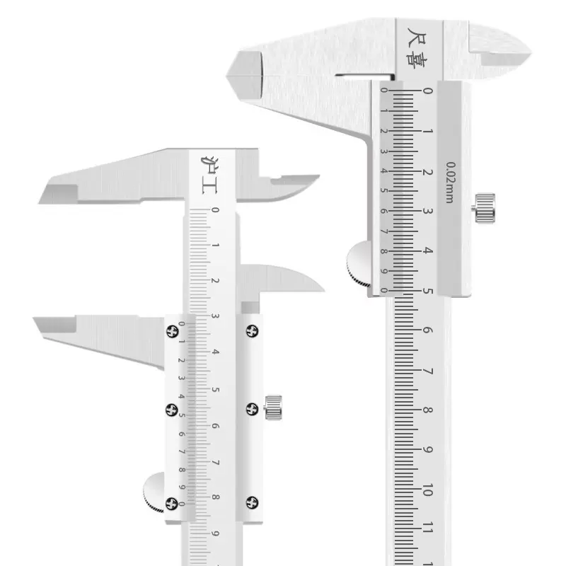 批发200四用卡尺  教学卡尺测量卡尺 厂家直发工业级游标卡尺