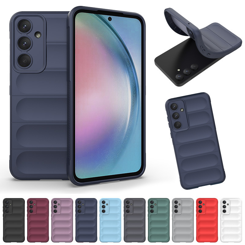 Cross-Border Applicable Samsung A27 Magic Shield Phone Case Galaxy A57 Full-Cover Anti-Drop A37 Skin-Feel Solid Color Protective Case Cross-Border Applicable Samsung A27 Magic Shield Phone Case Galaxy A57 Full-Cover Anti-Drop A37 Skin-Feel Solid Color Protective Case