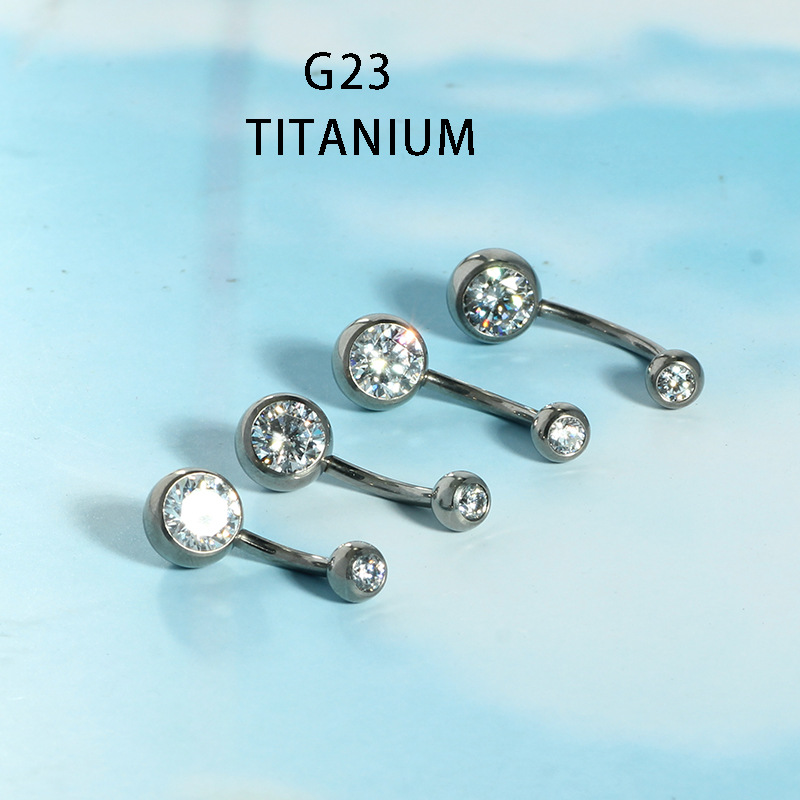 Pointed titanium steel lip stud product view