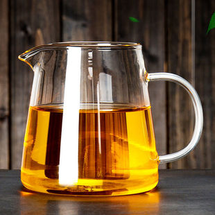 Heat-Resistant Thickened Glass Fair Cup Tea Divider Tea Strainer Tea Set Kung Fu Tea Set Large Fair Cup Free Shipping