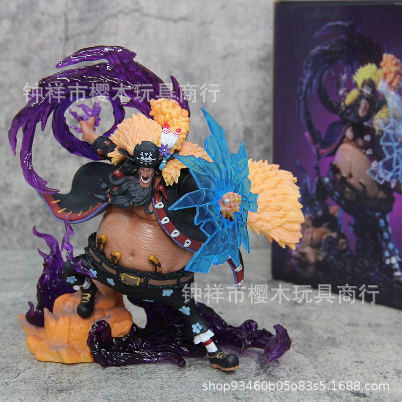 One Piece New and Old Four Emperors Series Blackbeard Limited Edition Gk Statue Model Gift Ornament Trendy Figure