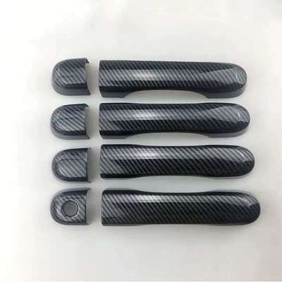 Other Automotive Exterior Supplies Renegade handle bright black - carbon-fiber-pattern-single-hole