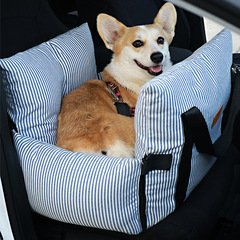 国境を越えるアマゾンの車載ペットベッド、犬の外出用バッグ、ハンドバッグ型の車載ペットバッグ、完全に取り外し可能で洗える車載犬用バッグ