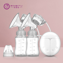 紫莓兔breast pump双边电动吸奶器 吸乳器自动吸挤乳器亚马逊跨境