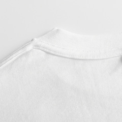 Heavyweight pure cotton couple's T-shirts, unisex base T-shirts, couple's set short-sleeved 260g, round neck advertising shirts with logo