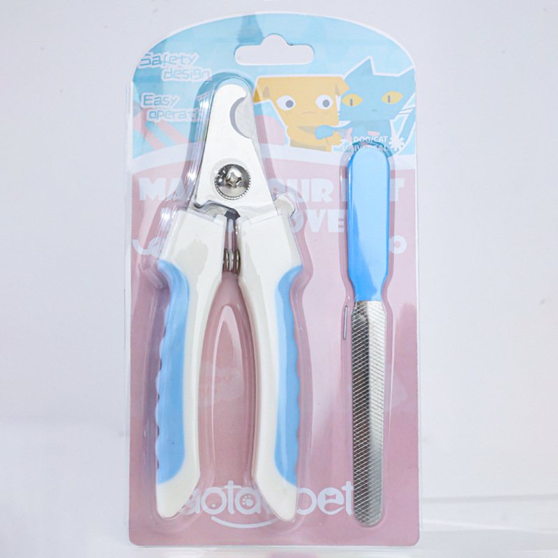 Popular gran mascota cortaúñas archivo traje transfronterizo al por mayor perro manicura limpieza suministros cortaúñas