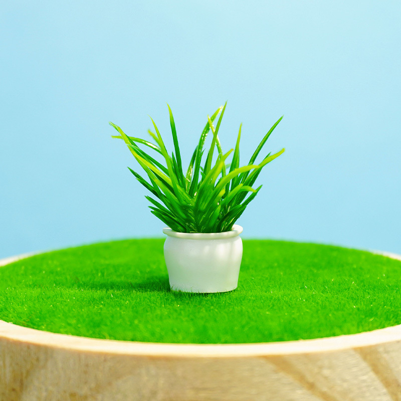 Mini modelo de planta terminado Dollhouse accesorios de casa de muñecas jardinería paisaje micro decoración de paisaje