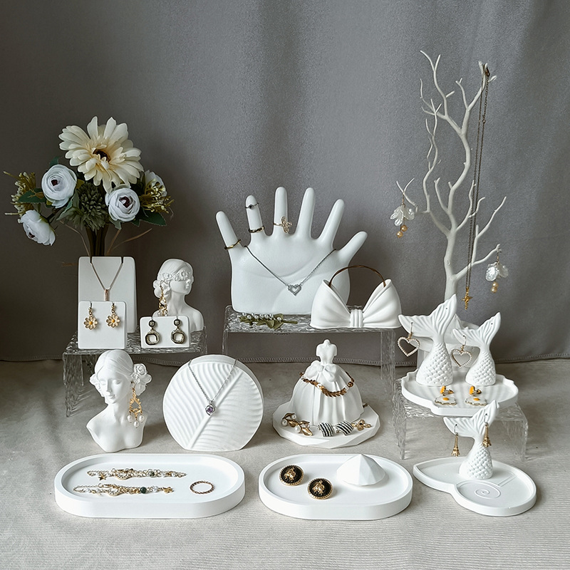 Soporte de exhibición de joyas, combinación de yeso creativo image 7