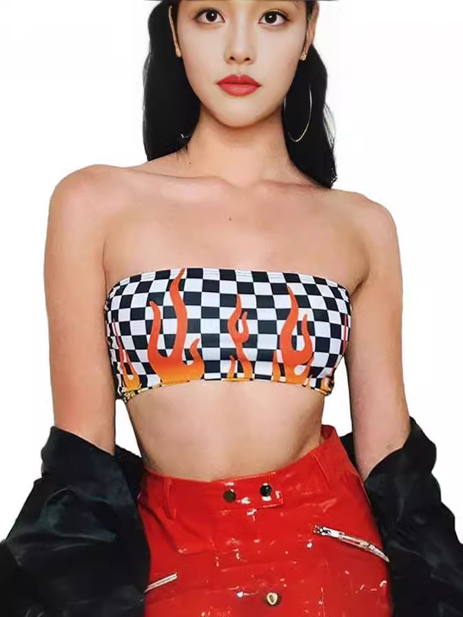 Flame Print Cami Top - Lifestyle