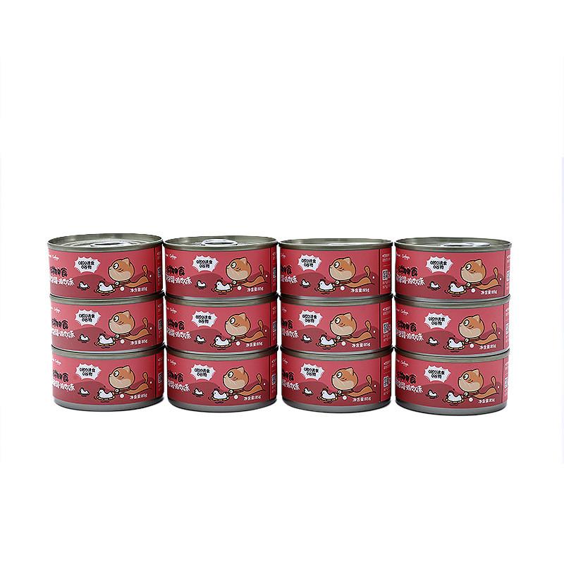 Batidos de leche enlatados para perros, aperitivos para perros, perros, mascotas, alimentos para perros, nutrientes, leche de cabra, pollo, perros pequeños y medianos 85g * 12 latas