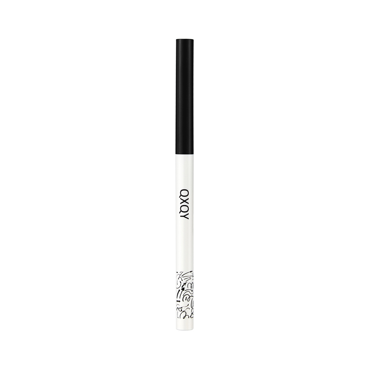 QXQY suave color de delineador de ojos impermeable ultra fino un trazo de contorno de color natural no es fácil de manchar el lápiz de delineador de ojos