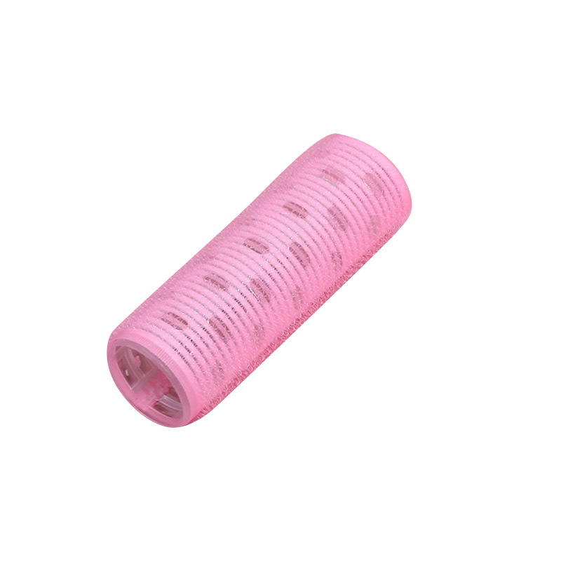 Net Red Air Bangs Curling cylinder Self-adhesive top fluffy hair volume Solid color styling curling device Heat hollow volume