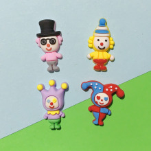 软胶小丑手机壳配件DIY水杯贴PVC洞洞鞋扣橡胶发饰品服饰书包配饰