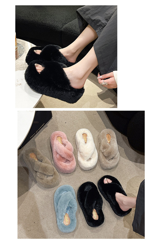 Stylish Women's Maomao Slippers With Thick Sole For Autumn Winter_voghion.com