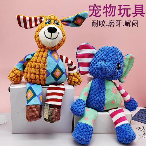 Amazon Pet Toy Sounding Dog Plush Teething Resistant Toy Dog Toy Plush Sounding Interactive Toy