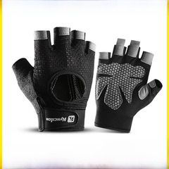 Bicycle Riding Gloves Outdoor Sports Fitness Gloves for Men and Women, Weightlifting Breathable Anti-Slip Shock Absorbing Half Finger Gloves