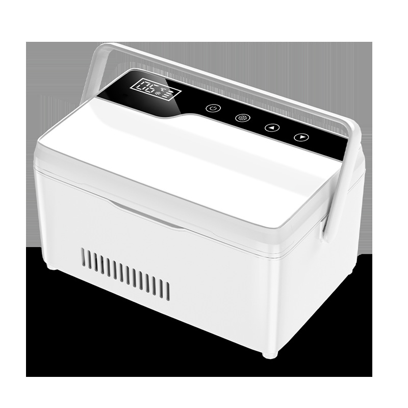 Portable Insulin Refrigerator Mini Car Home Dual-use 0-18 Degree Refrigeration US8 Rechargeable Small Refrigerator