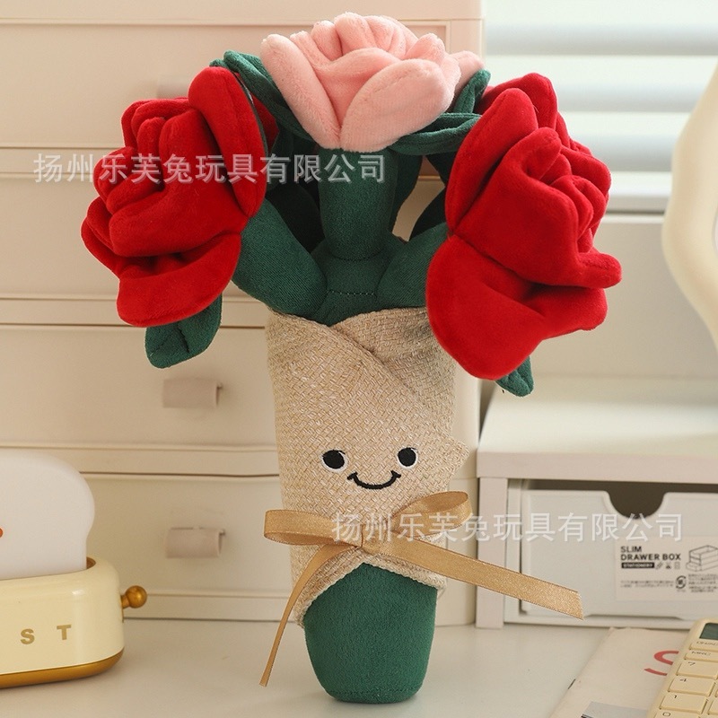JC ブーケ人形楽しいローズぬいぐるみ証明書婚約写真花束バレンタインデーのギフト卸売|undefined