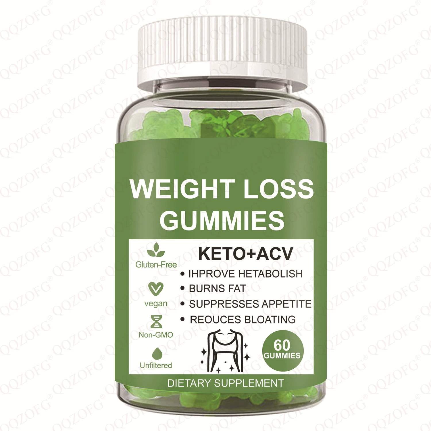 TK трансграничная поставка жевательных конфет для контроля веса для женщин. Производитель жевательных конфет для контроля веса.