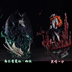 33cm暴走牛頭一護黒翼二段小烏死神アニメブーム手仕事周辺モデル置物