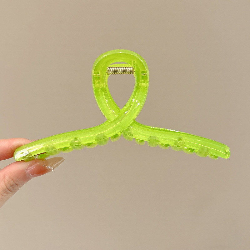 Clip de cabello de alta sensación de gran tamaño para mujeres más agarrar clip de cabello de tiburón en la parte posterior de la cabeza de los productos al por mayor