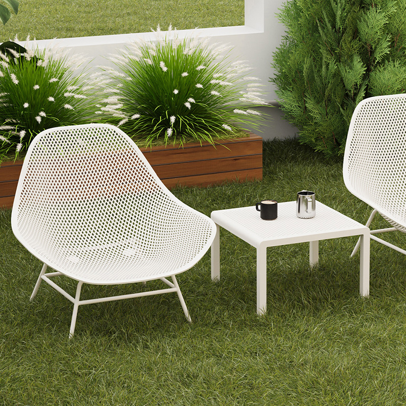Outdoor Table and Chair Combination Balcony Leisure Seat New Courtyard Open-Air Outdoor Tea Table and Chair Garden Chair Small Table