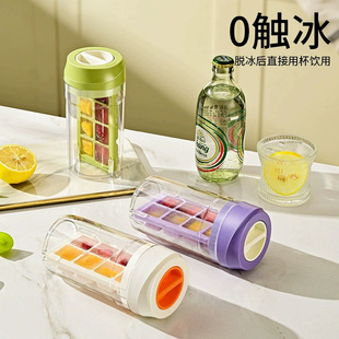 制冰杯冰格冰块模具制冰杯子简易便携式旋转脱冰大容量储冰杯-阿里巴巴