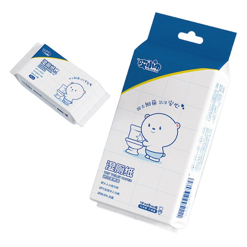 Влажная туалетная бумага Портативная маленькая сумка Супер мини туалетная бумага Влажные салфетки Чистка и уход за интимными частями беременных женщин Протирать ягодицы Влажные салфетки