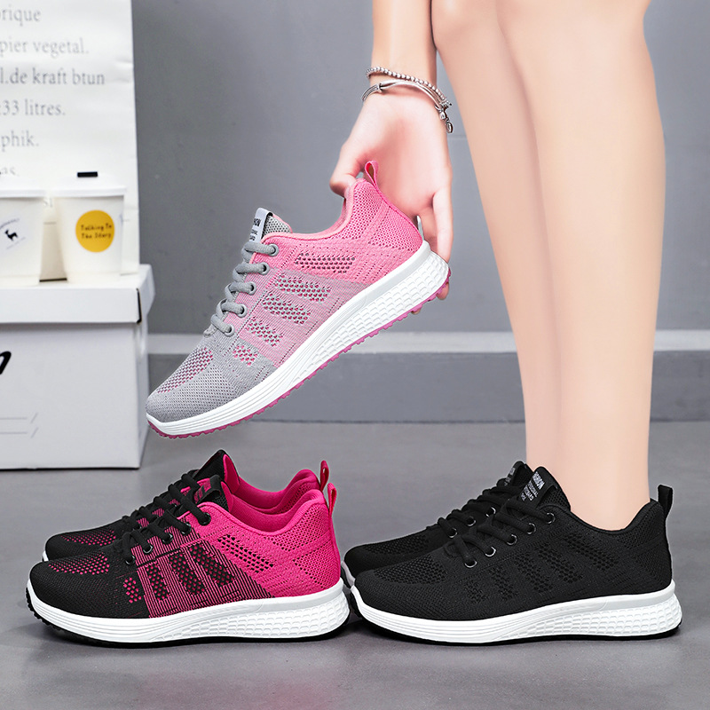 Zapatos de mujer primavera nuevos zapatos deportivos zapatos casuales zapatos de mujer transfronterizos zapatos de comercio exterior al por mayor más tamaño zapatos para correr